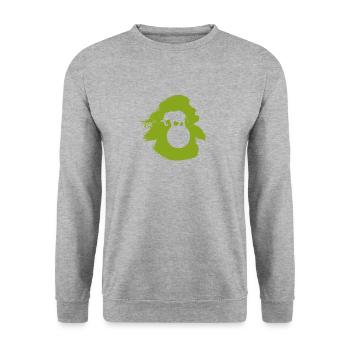 Elephant Elephant Clown - Unisex Sweatshirt - salt & pepper - Front - Alina (178cm) & Michal (187cm)