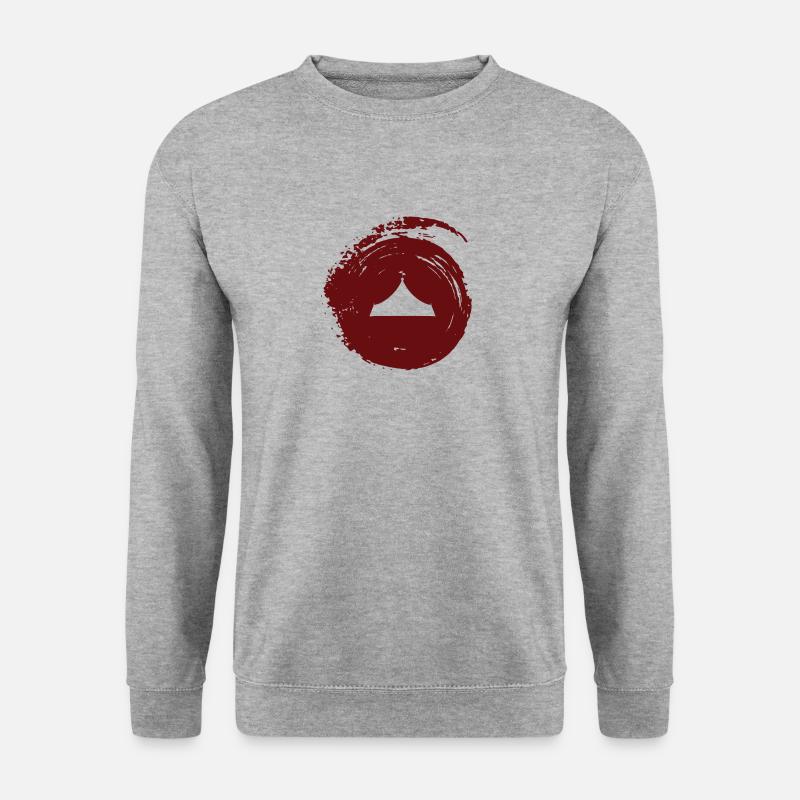Elefant Elefanten Elefant - Unisex Pullover - Weißgrau meliert