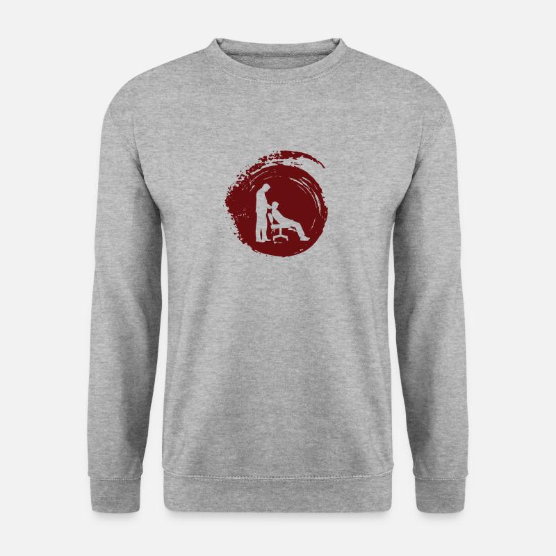 Chiropractor Chiropraktik Chiropraktik - Unisex Pullover - Weißgrau meliert
