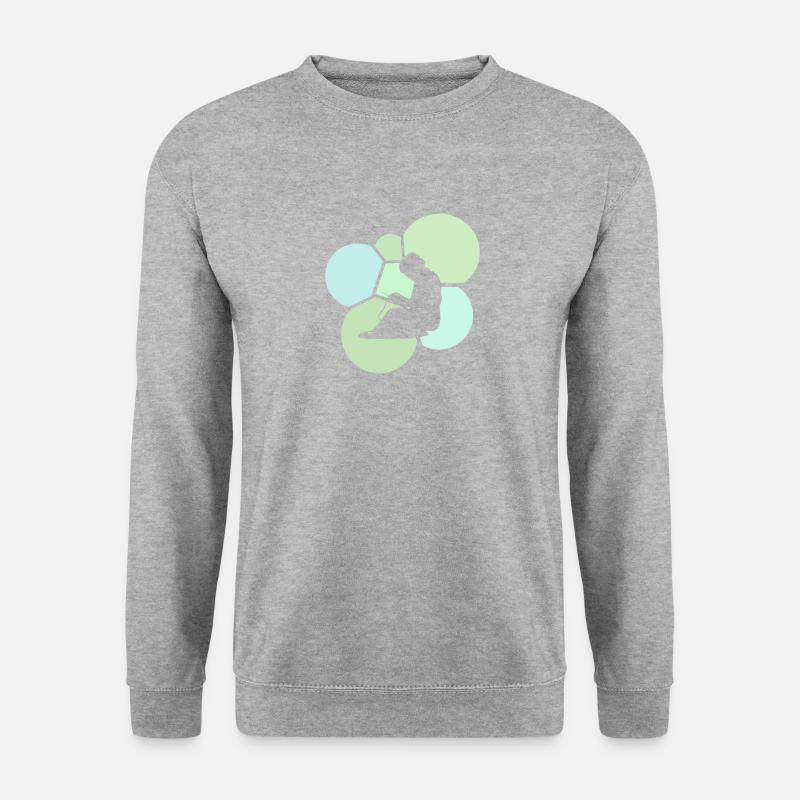 Crochet Knitting Thread - Unisex Sweatshirt - salt & pepper