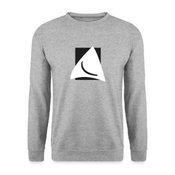 Baum Bonsai Japanische Kunst Bonsai - Unisex Pullover - Weißgrau meliert - Vorne - Alina (178cm) & Michal (187cm)