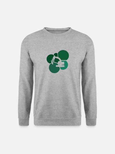 Baustelle Bauarbeiter Baustelle - Unisex Pullover - Weißgrau meliert