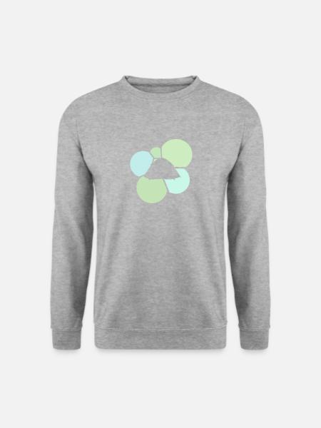 Camper Zelt Zelten - Unisex Pullover - Weißgrau meliert