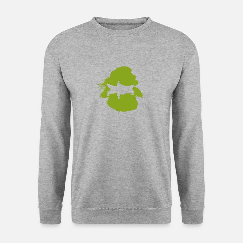 Kajak Rudern Kajak - Unisex Pullover - Weißgrau meliert