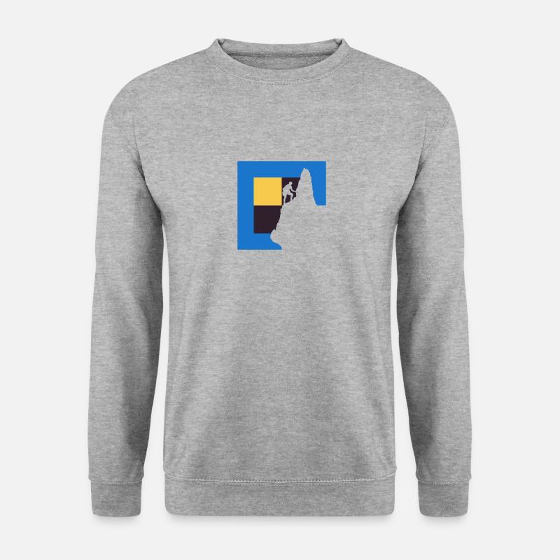 Climbing, Summit, Summit - Unisex Sweatshirt - salt & pepper