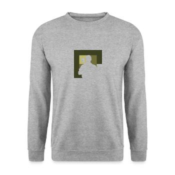 Mechanic Tinkerer Wrench - Unisex Sweatshirt - salt & pepper - Front - Alina (178cm) & Michal (187cm)