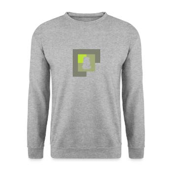 Backpacker Hike Pilgrims - Unisex Sweatshirt - salt & pepper - Front - Alina (178cm) & Michal (187cm)