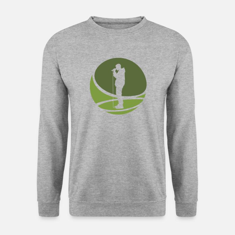 Streetmind Beatboxing - Unisex Pullover - Weißgrau meliert