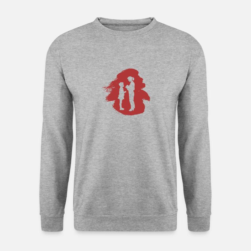 Grundschullehrer Schule - Unisex Pullover - Weißgrau meliert