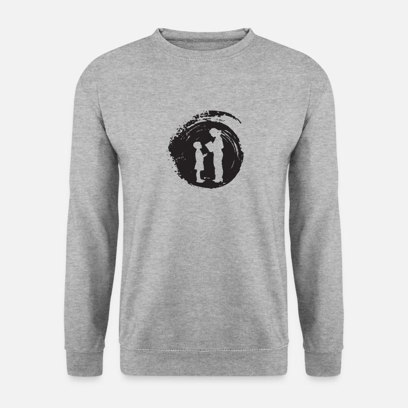 Grundschullehrer Grundschule - Unisex Pullover - Weißgrau meliert
