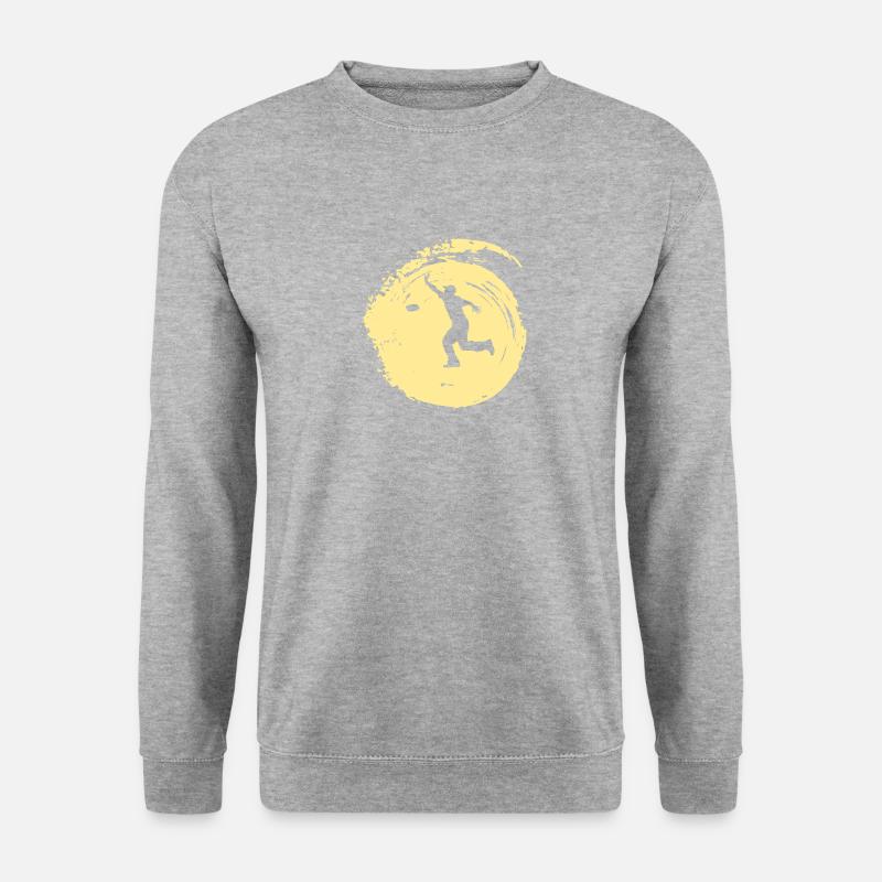 Turnier Regeln Säcke - Unisex Pullover - Weißgrau meliert