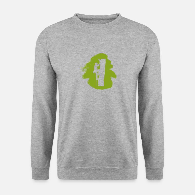 Climbing Tree climbing Crampons - Unisex Sweatshirt - salt & pepper