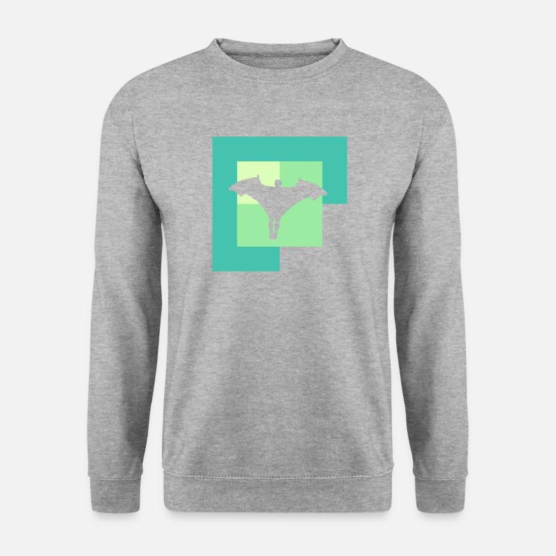 Wingsuit Gleiten - Unisex Pullover - Weißgrau meliert