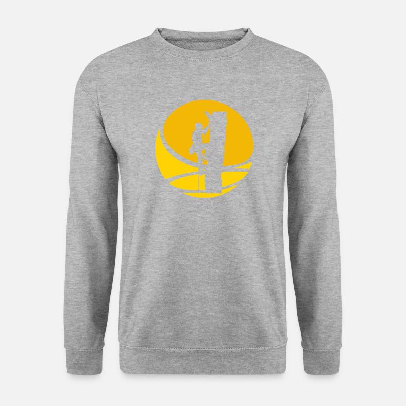 Ausruestung Klettern - Unisex Pullover - Weißgrau meliert