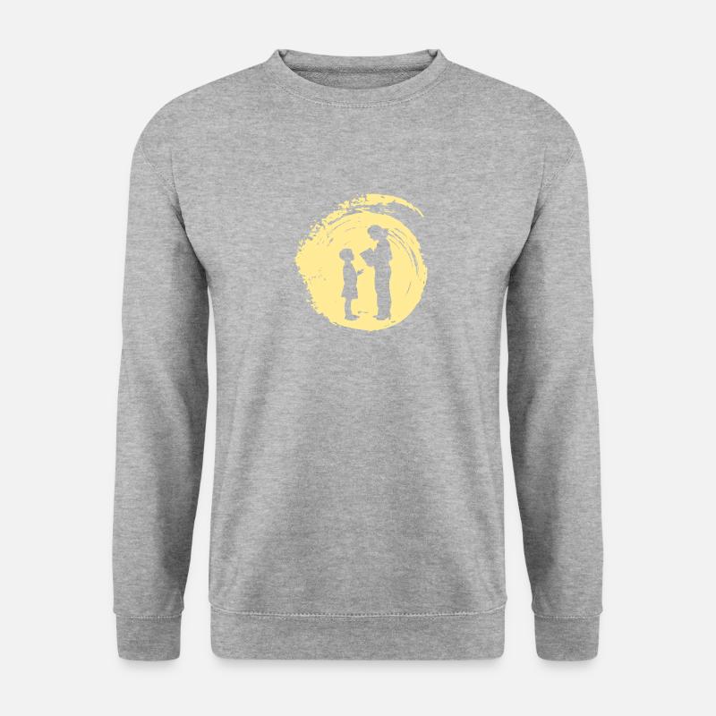 Grundschullehrer Lernen - Unisex Pullover - Weißgrau meliert