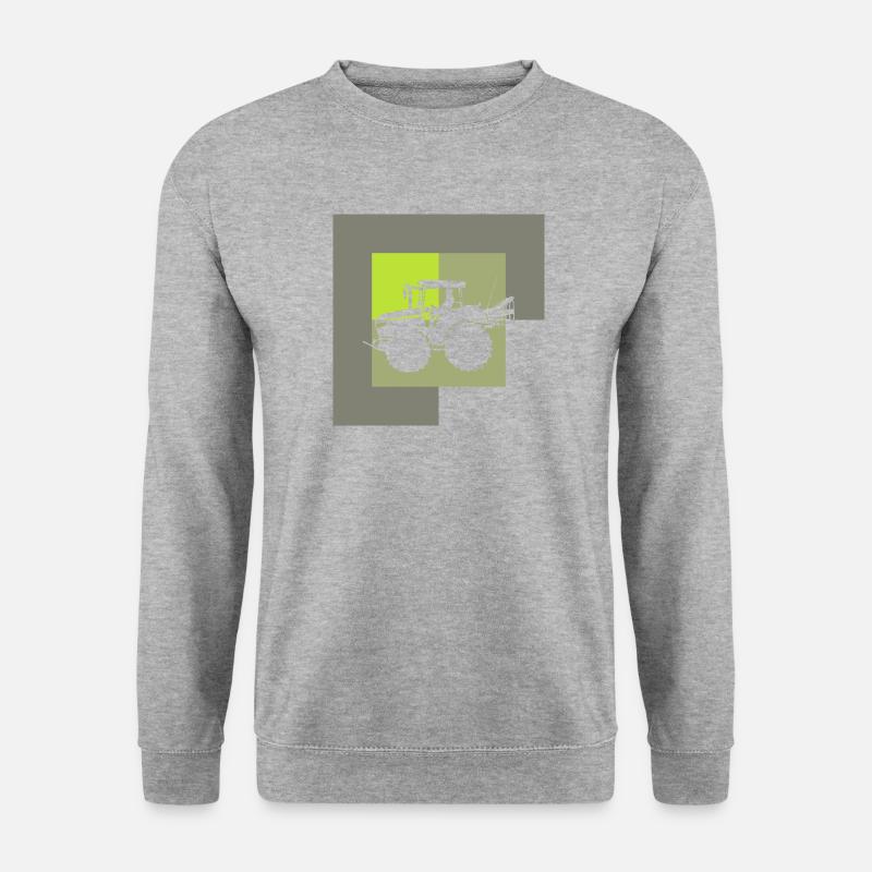 Bauer Hof Ranch - Unisex Pullover - Weißgrau meliert