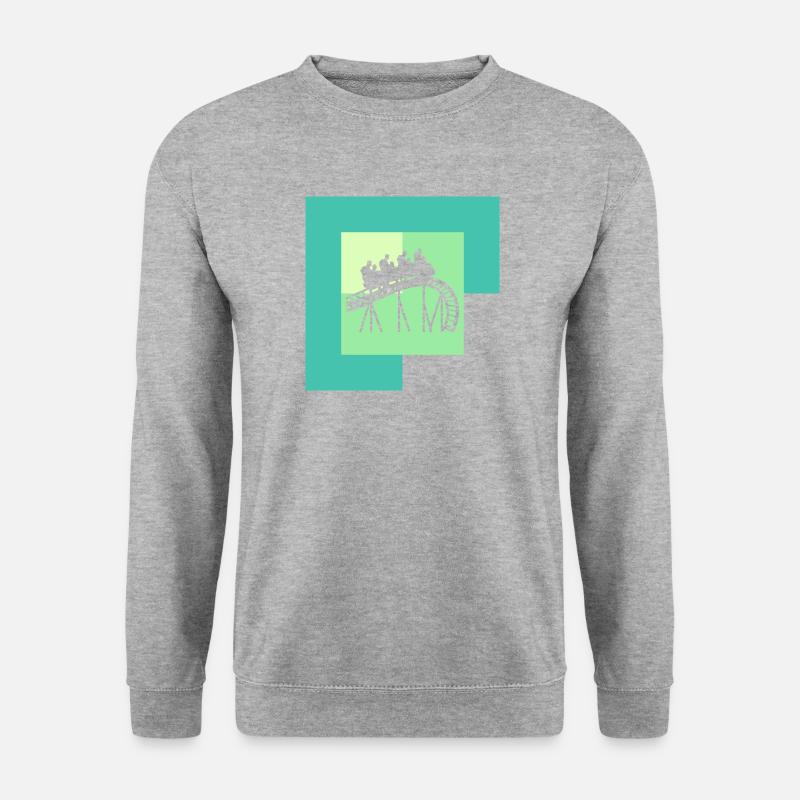 Roller coaster rollercoaster beer mug - Unisex Sweatshirt - salt & pepper