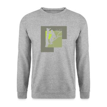 Climbing Monkey Tree Climbing - Unisex Sweatshirt - salt & pepper - Front - Alina (178cm) & Michal (187cm)