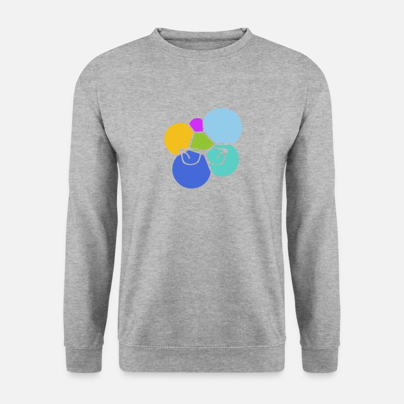 Lesen Writing Bildung - Unisex Pullover - Weißgrau meliert