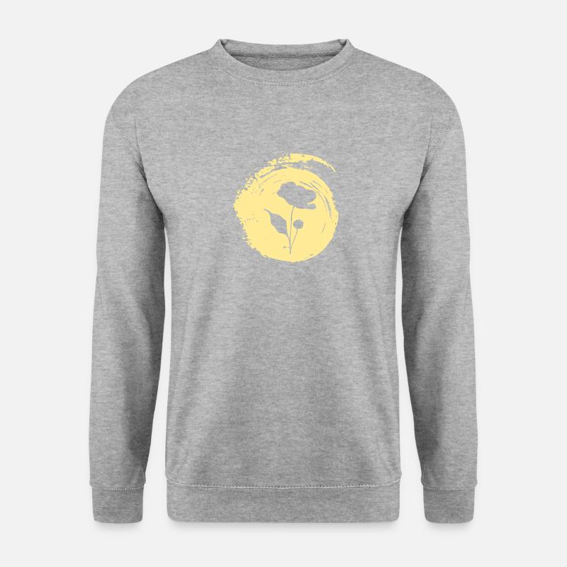 Florist Gießkanne Hobbygärtner - Unisex Pullover - Weißgrau meliert