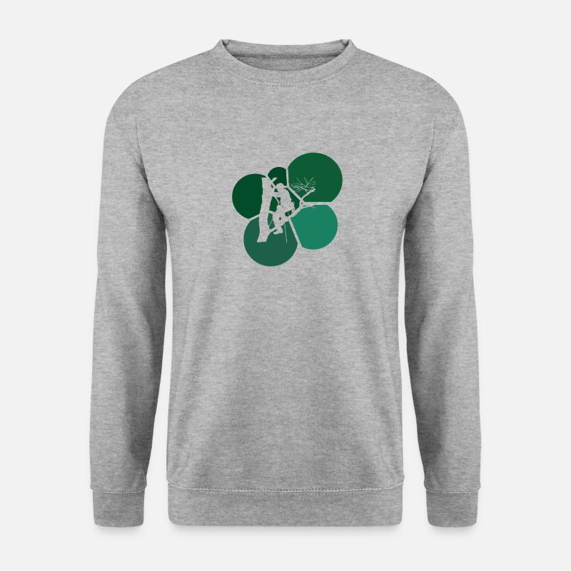 Climbers Tree Climbing - Unisex Sweatshirt - salt & pepper