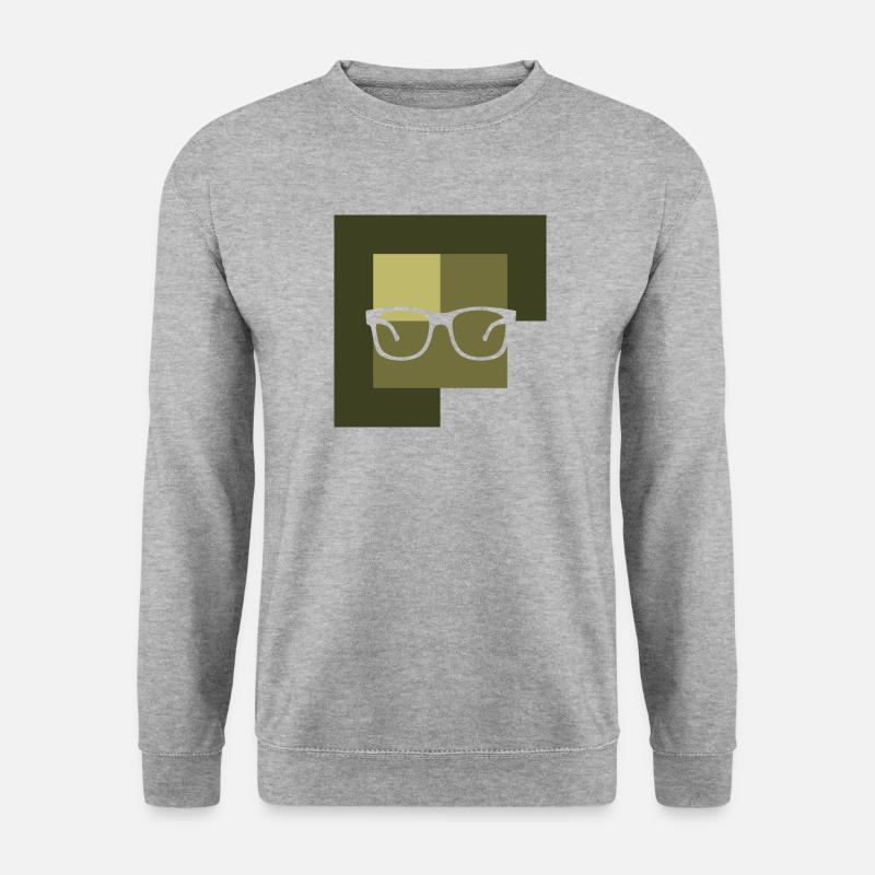 Lesen Buch - Unisex Pullover - Weißgrau meliert