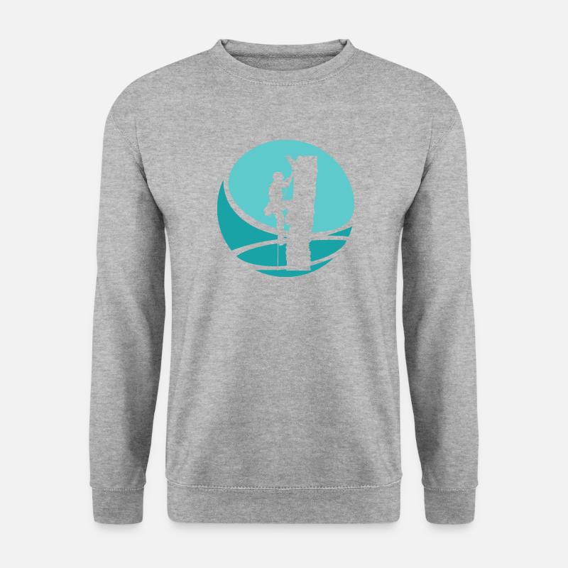 Climbing Tree Climbing Ascent - Unisex Sweatshirt - salt & pepper