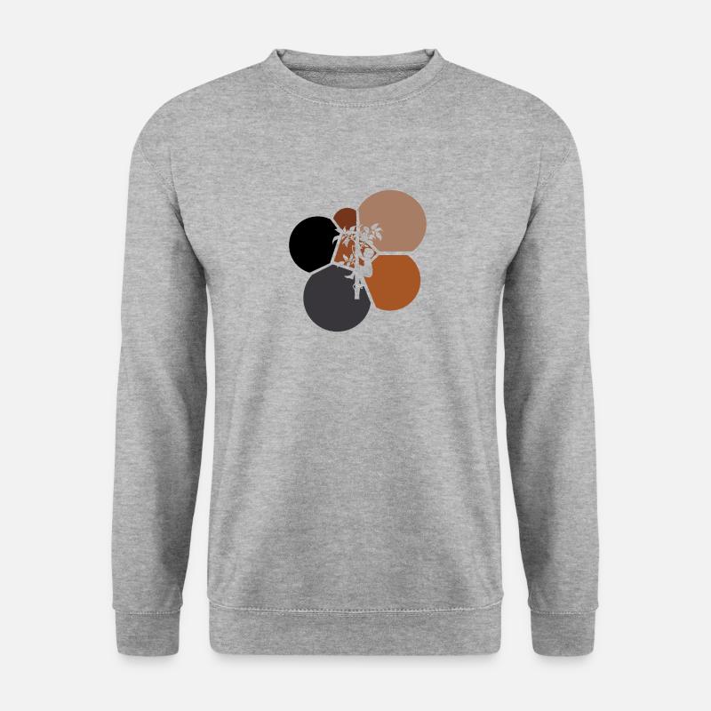 Climbing monkey climber climb - Unisex Sweatshirt - salt & pepper