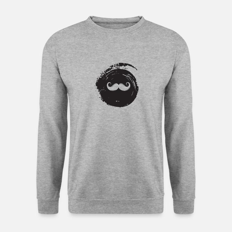 Mustache Bear Beard - Unisex Sweatshirt - salt & pepper