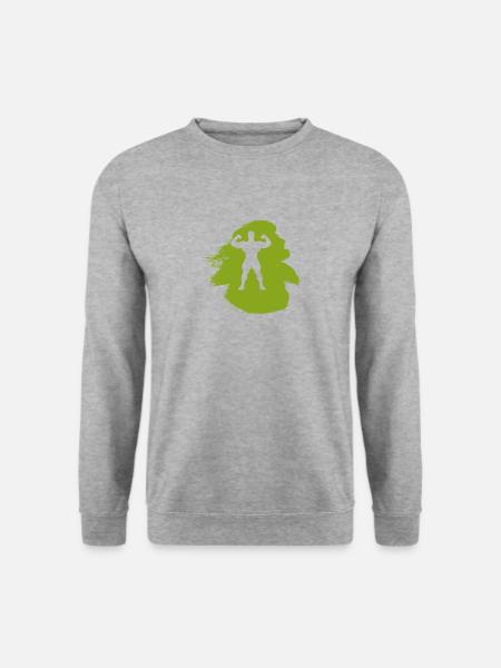 Kampfsport Kampfkunst - Unisex Pullover - Weißgrau meliert