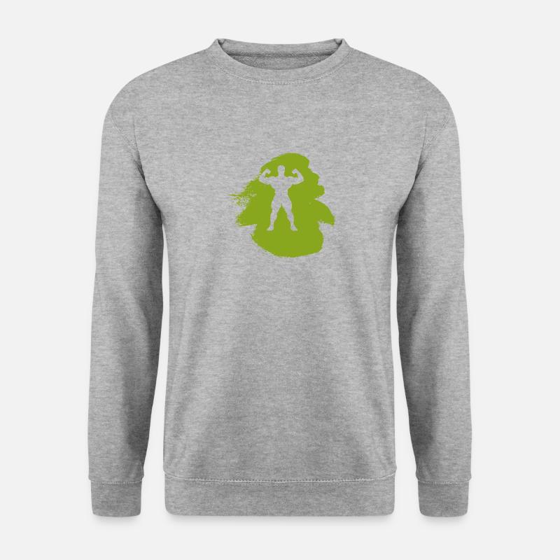 Kampfsport Kampfkunst - Unisex Pullover - Weißgrau meliert
