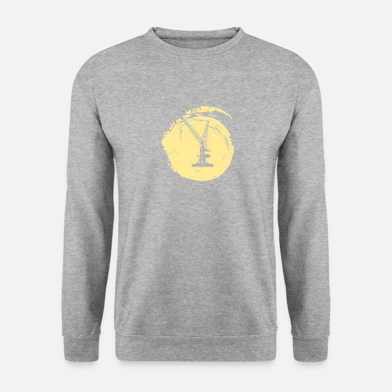 Crane Operator Crane Driving - Unisex Sweatshirt - salt & pepper