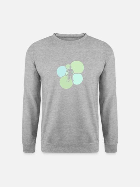 BBQ Barbecue - Unisex Pullover - Weißgrau meliert