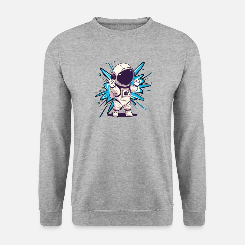 Astronaut Space - Unisex Sweatshirt - salt & pepper