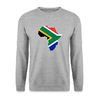 South Africa - Unisex Sweatshirt - salt & pepper - Front - Alina (178cm) & Michal (187cm)