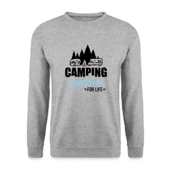 Campeur - Sweat-shirt Unisexe - gris chiné - Devant - Alina (178cm) & Michal (187cm)