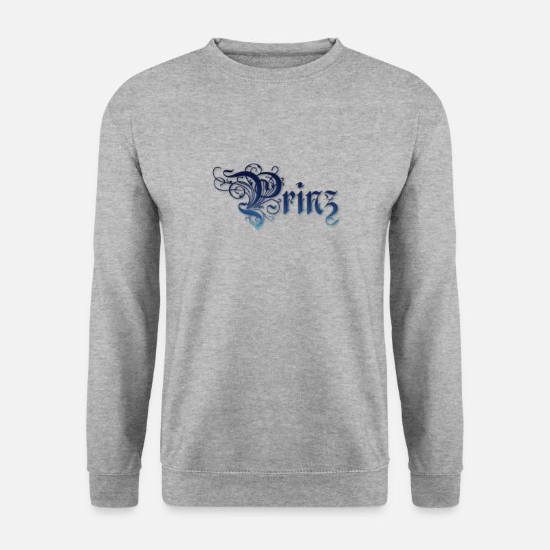 Prinz - Unisex Pullover - Weißgrau meliert