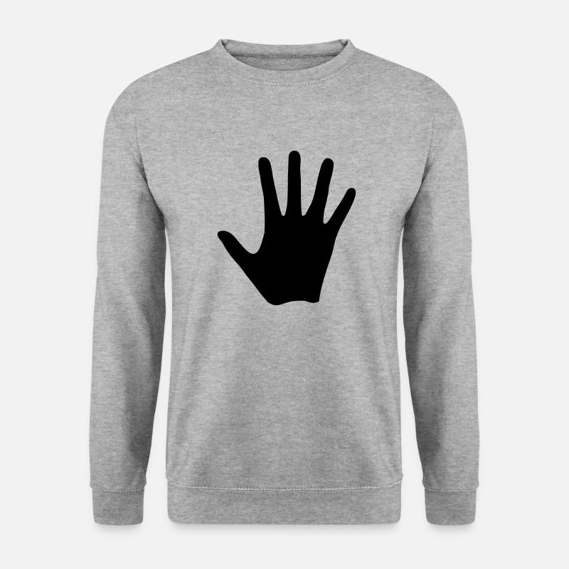 Hand - Unisex Sweatshirt - salt & pepper