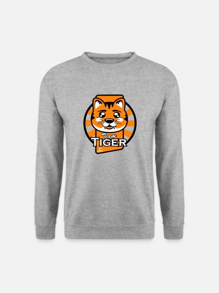 TeamTigre S - Unisex Sweatshirt - salt & pepper