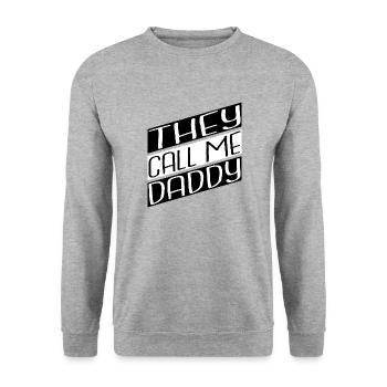 citation drôle bitcoin lover humour mère adoptive - Sweat-shirt Unisexe - gris chiné - Devant - Alina (178cm) & Michal (187cm)