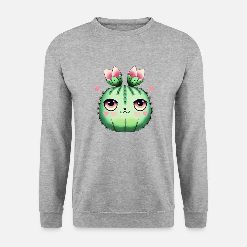 Melone - Unisex Pullover - Weißgrau meliert