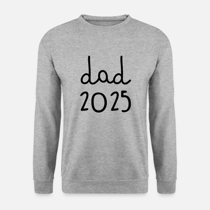 Dad 2025 - Unisex Pullover - Weißgrau meliert