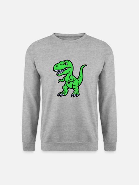 T Rex Comic - Unisex Sweatshirt - salt & pepper