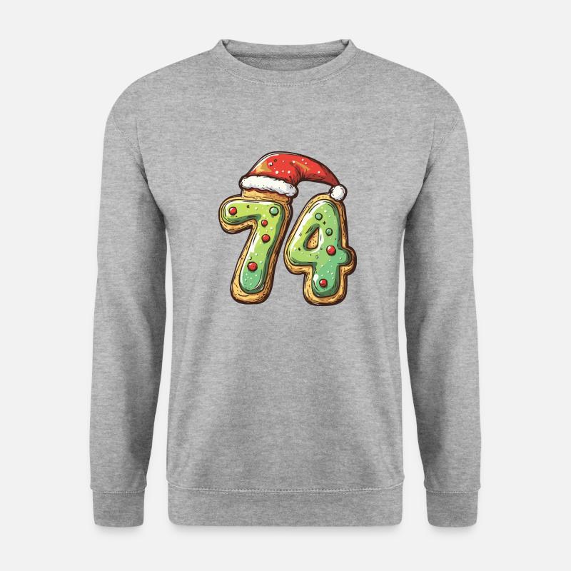 74 Number Christmas - Unisex Sweatshirt - salt & pepper