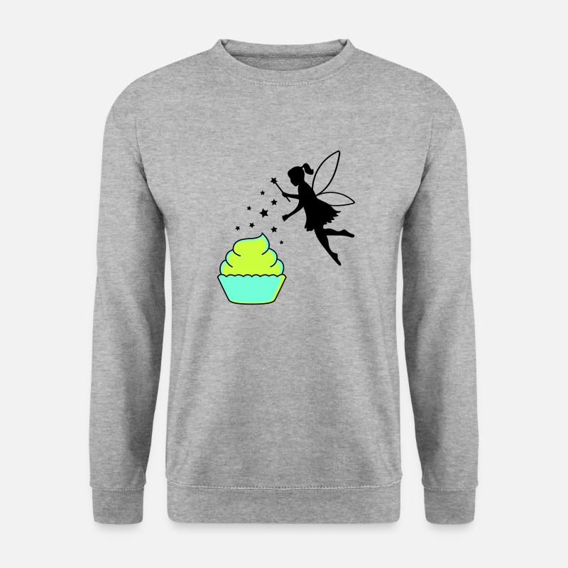 backfee - Unisex Pullover - Weißgrau meliert