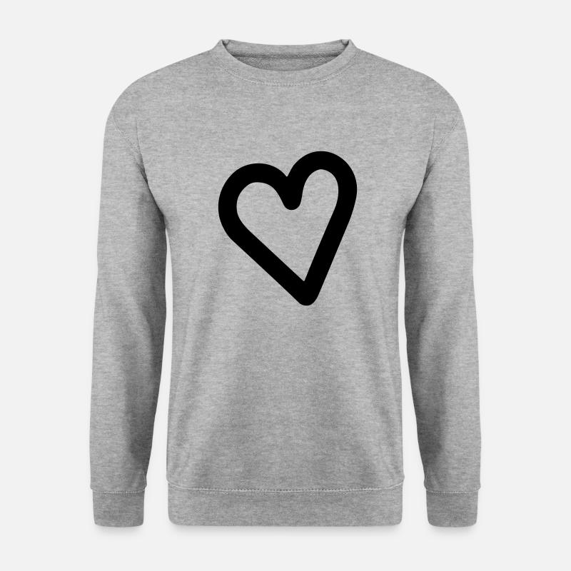 heart - Unisex Sweatshirt - salt & pepper