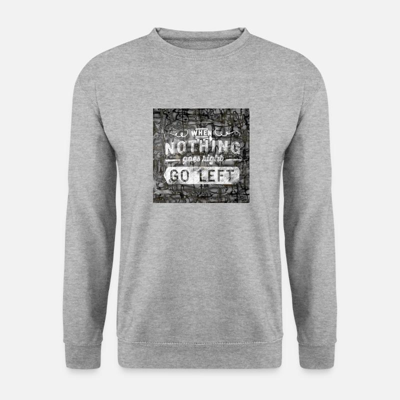 Collection ArtPoeTry - Unisex Pullover - Weißgrau meliert