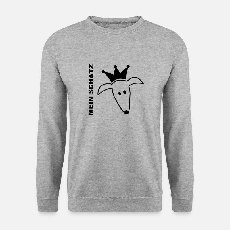 Mein Schatz - Unisex Pullover - Weißgrau meliert