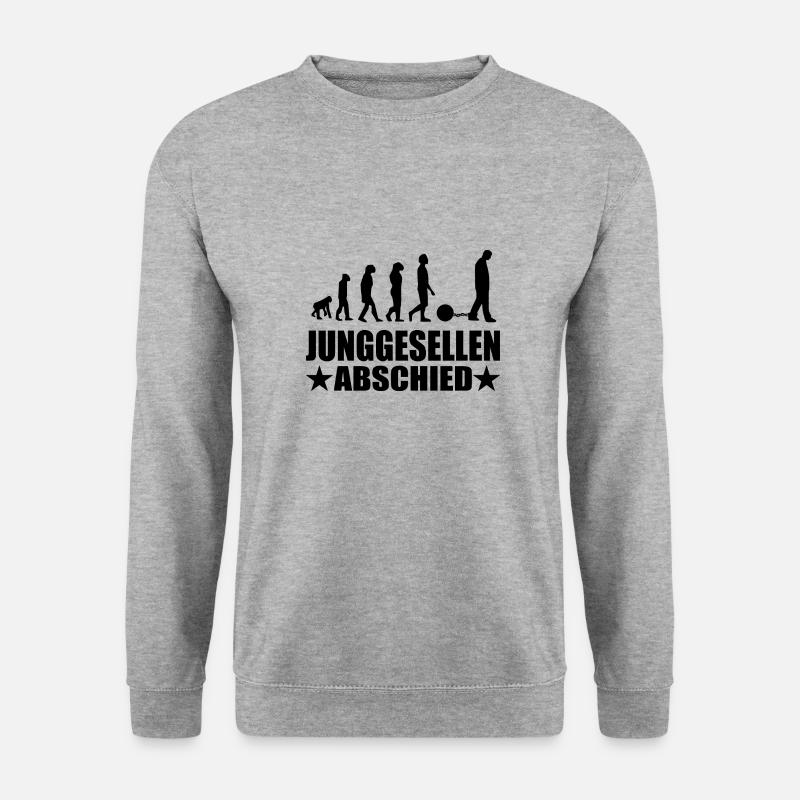 Junggesellenabschied - Unisex Pullover - Weißgrau meliert