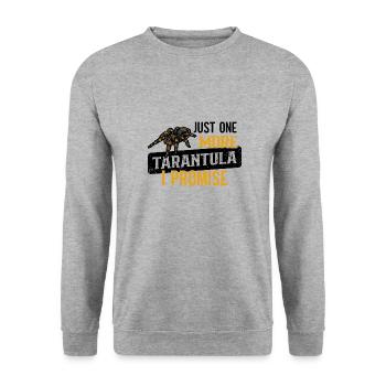 Tarantula - Unisex Sweatshirt - salt & pepper - Front - Alina (178cm) & Michal (187cm)